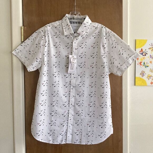 Denim & Flower S/S Buttondown - Picture 1 of 9